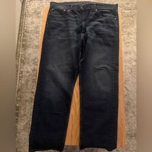 Levi’s 505 Mens Jeans W40 L30 Dark Wash Straight Leg Denim 40x30